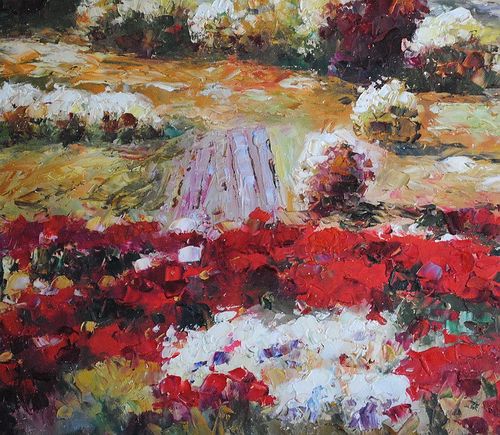 Pejzaż impresja (50x60cm) na Arena.pl