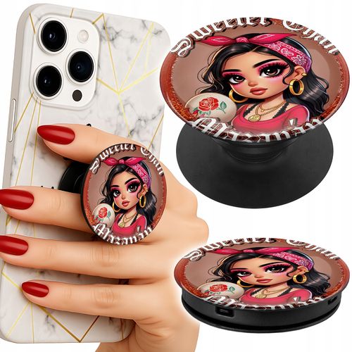 Uchwyt do telefonu Popsocket na palce/stojak MODNE LALKA WZORY na Arena.pl