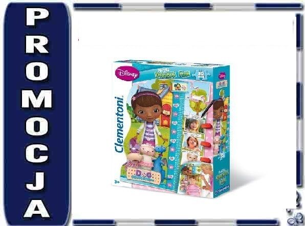 CLEMENTONI 20306 Double Fun Doc PUZZLE +MIARKA zdjęcie 1