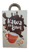 tabliczka/obraz do zawieszenia 10x15 kawa na ławę