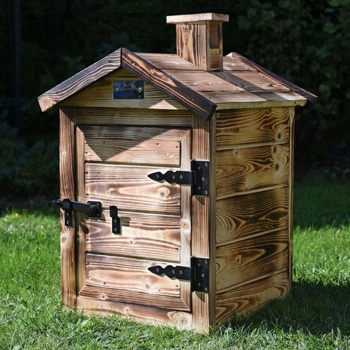 WĘDZARNIA DREWNIANA OGRODOWA SOLIDNA PREMIUM 60 CM PALENISKO XXL 30x30x35 na Arena.pl