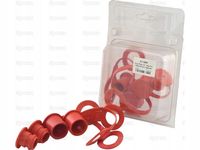 Sparex Zaślepka Czerwony PVC Pasuje do 1/2'' 4szt