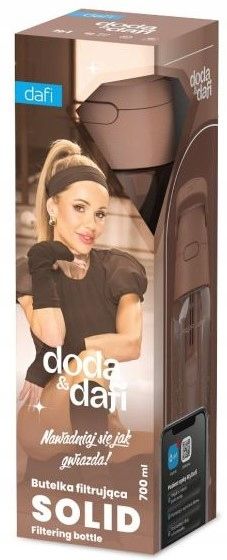 DAFI SOLID Butelka na wodę + filtr DODA Mocha Mousse 0,7 L + zdjęcie 6
