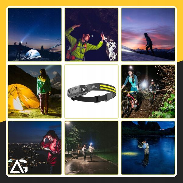 Latarka czołowa ARSA GO 500 lm LED zdjęcie 1
