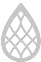 Zawieszka dekor ozdoba ażurowa dekoracja Z15 biały