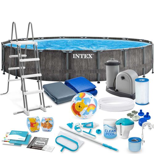 Basen ogrodowy stelażowy 549 x 122 cm 21w1 INTEX 26744 + hulajnoga GRATIS na Arena.pl