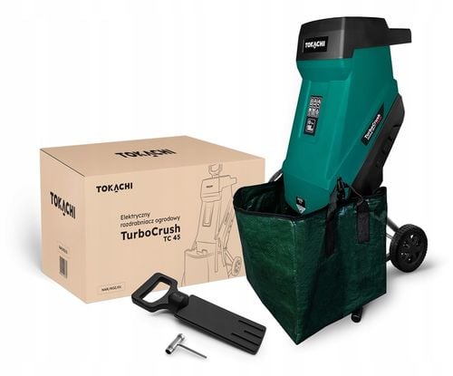 ROZDRABNIACZ ELEKTRYCZNY RĘBAK DO GAŁĘZI GŁADKOLUFOWY MOCNY 3500W DWA na Arena.pl