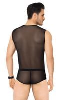 siatkowa koszulka i szorty softline 4605 czarne m/l