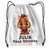 Plecak Sportowy Szkolny Dla Julii Córki Dziecka Z Nadrukiem Ze Zdjęciem