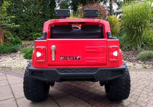 AUTO NA AKUMULATOR JEEP 4x4 Czerwony na Arena.pl