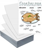 Ulotki A4 100 szt reklamowe firmowe dużo wzorów ŚWIEŻE RYBY SMAŻALNIA RYB