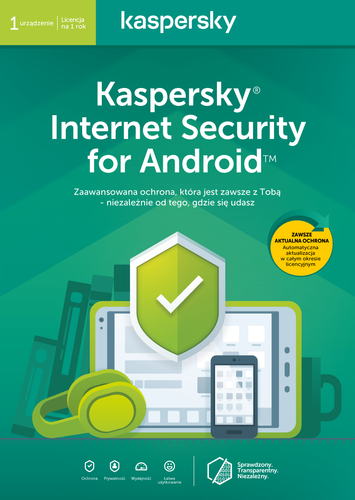 Kaspersky Internet Security for Android Premium 1 rok + GRATIS na Arena.pl