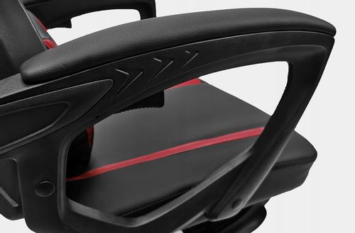 FOTEL GAMINGOWY DLA GRACZA BIUROWY KOMPUTEROWY OBROTOWY PODNÓŻEK KG100 B&R na Arena.pl