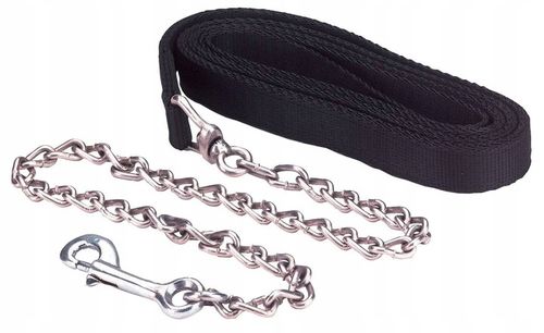 Prezenterka dla konia elegancka, solidna uwiąz, czarny, 250 cm, na Arena.pl