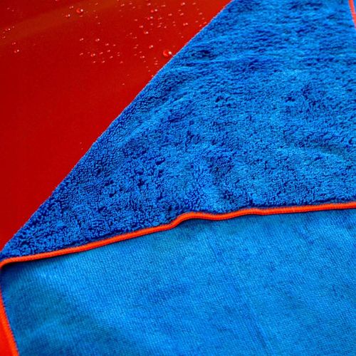 FLUFFY RĘCZNIK Z MIKROFIBRY DO OSUSZANIA AUTA 60 x 90 CM DUŻY GRUBY 450 GSM na Arena.pl