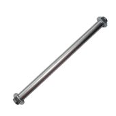 Oś wahacza WSK125 175 tył  jednoramówka M18 x 280mm z nakrętkami