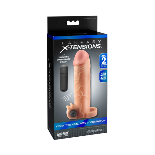 nakładka na penisa fantasy x-tensions vibrating real feel 2" pipedream na Arena.pl