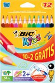 KREDKI OŁÓWKOWE 12KOL TRIANGLE BIC EVOLUTION 4842