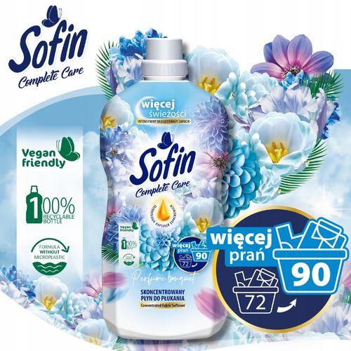 SOFIN Płyn do Płukania Tkanin Ochrona Kolorów Zestaw MIX 1,8l x5 (450 na Arena.pl