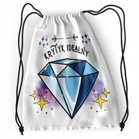 Plecak Sportowy Szkolny Krytyka Worek Torba Z Nadrukiem Ze Zdjęciem