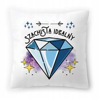 Dla Szachisty Poduszka Na Urodziny Na Prezent Z Nadrukiem Ze Zdjęciem