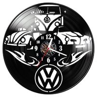 Zegar ścienny z płyty winylowej Volkswagen 211.14