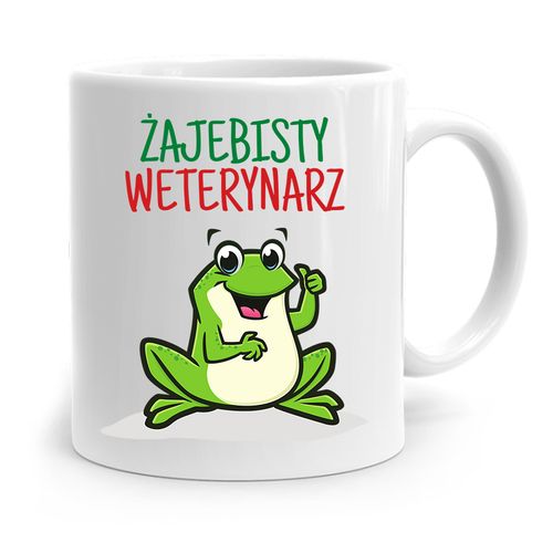 Kubek Dla Weterynarza Żajebisty Weterynarz Prezent Z Nadrukiem Ze Zdjęciem na Arena.pl