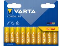 Baterie AA LR6 VARTA Longlife 10szt + Baterie AAA LR03 VARTA Longlife 10szt