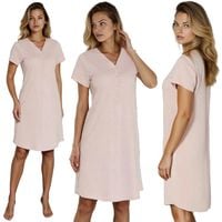 KOSZULA NOCNA PIŻAMA CIĄŻOWA PORODU KARMIENIA NA NAPY RÓŻ XXL