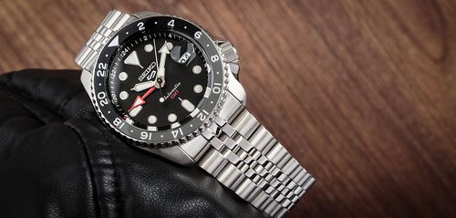 ZEGAREK MĘSKI SEIKO 5 SPORTS SSK001K1 GMT AUTOMAT WR100 + BOX na Arena.pl