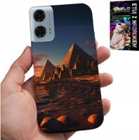 ETUI DO MOTOROLA G34 5G - PIRAMIDY W GIZIE, EGIPT, SFINKS, FARAON