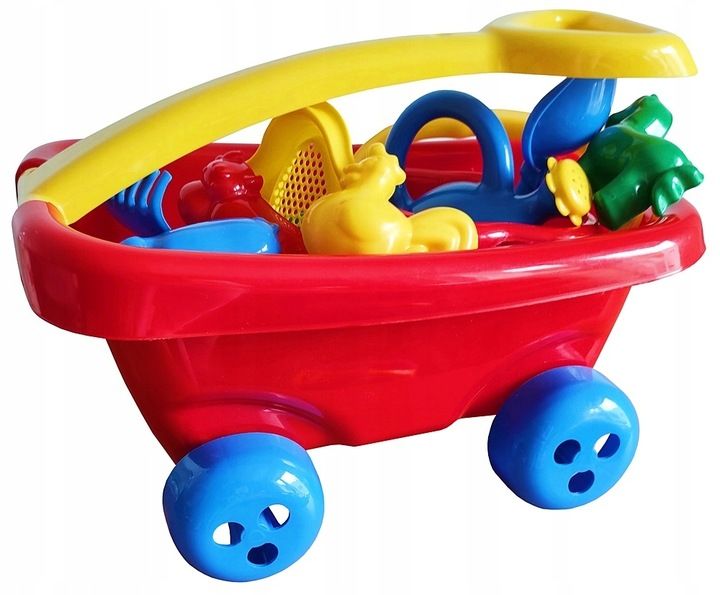 WÓZEK WÓZECZEK TACZKA + FOREMKI DLA MALUSZKA PL DZ zdjęcie 7