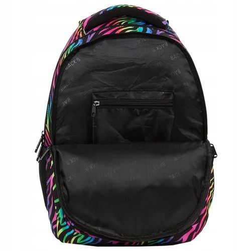 PLECAK SZKOLNY DLA DZIEWCZYNY MŁODZIEŻOWY TĘCZOWA PANTERKA 2024 KOLEKCJA na Arena.pl