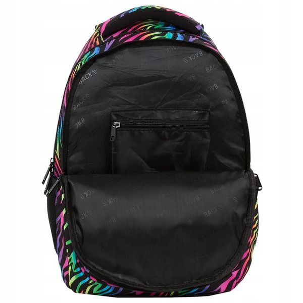 PLECAK SZKOLNY DLA DZIEWCZYNY MŁODZIEŻOWY TĘCZOWA PANTERKA 2024 KOLEKCJA zdjęcie 7