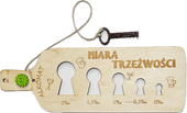 miara trzeźwości  27,5 x 9,5 cm.   / 7934