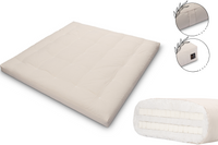 Materac 200x200 z lateksem - Pascall Futon Medium Duo Latex - Ecru