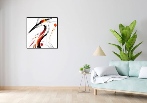 Plakat 70x70cm Bocian na Arena.pl