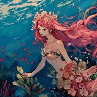 Plakat 80x80cm Nimfa Oceanu