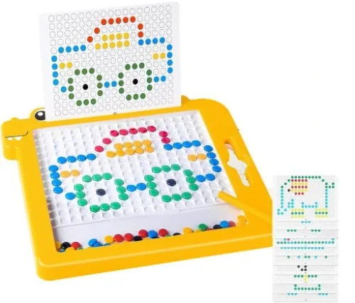 Tablica magnetyczna Dino Board Mozaika Montessori układanka krążki MagPad na Arena.pl