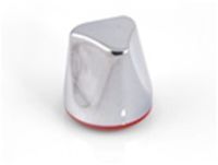 Pokrętło podgrzewacza wody Dafi - chrom, ciepła woda