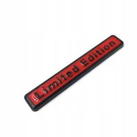 Naklejka Napis Czarny Czerwony Emblemat Limited Edition Tuning 3D Motosport
