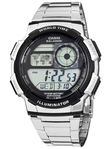 ZEGAREK MĘSKI CASIO AE-1000WD 1A (zd073h) - WORLD TIME + BOX na Arena.pl