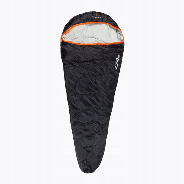 Śpiwór BERGSON Weekend 200 black 230 cm zdjęcie 2