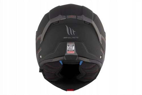 Kask motocyklowy szczękowy MT ATOM 2 SV SOLID MATT BLACK czarny mat GRATISY na Arena.pl