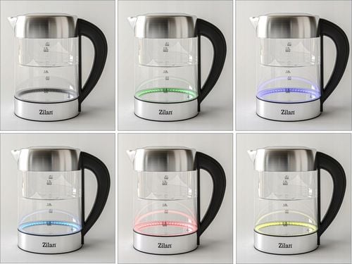 CZAJNIK ELEKTRYCZNY SZKLANY LED Z REGULACJĄ TEMPERATURY 2200W na Arena.pl