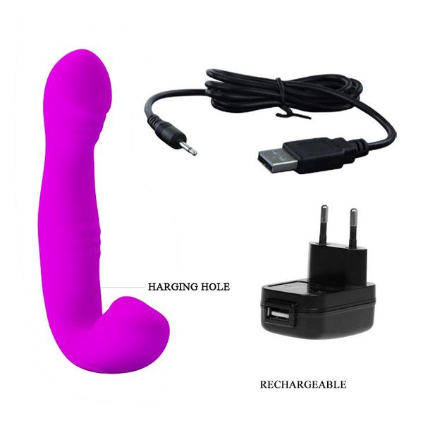Wibrator Penis Strap-Less Strap-On Dildo Pretty Love Angelo zdjęcie 7