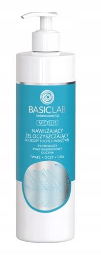 BASICLAB Nawilżający Żel Oczyszczający do Skóry Wrażliwej 300ml na Arena.pl