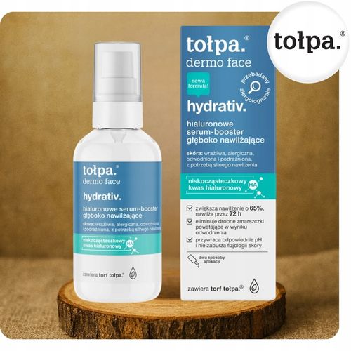 Hialuronowe Serum-Booster Silnie Nawilżające Przeciw Zmarszczkom 75ml Tołpa na Arena.pl