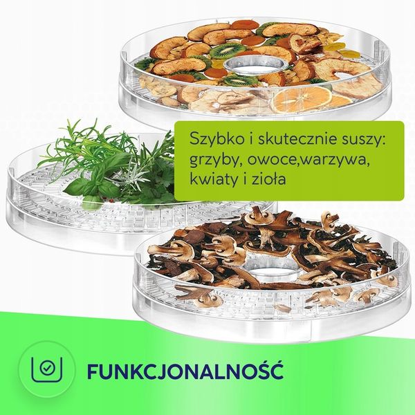 Suszarka do grzybów warzyw owoców 5-sit MPM MSG-11 zdjęcie 9