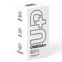 500 mg EPA i 250 mg DHA w 1 kapsułce! UP Omega+